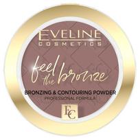 Eveline Feel The Bronze bronzavimo-kontūravimo pudra Nr. 02 Šokolado pyragas 4g