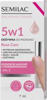 SEMILAC Nail Strengthener Nail Power Therapy 5in1 Rožių priežiūra 7 ml