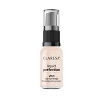 CLARESA Concealer and Foundation in Liquid 2in1 Liquid Perfection Nr. 101 Šviesus 18g