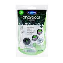 Beauty Formulas Active Oral Care Charcoal Dantų krapštukai 1 pakuotė - 30 vnt.