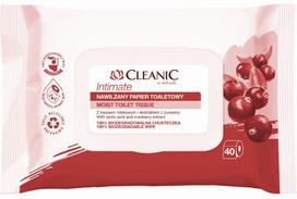 Cleanic Intimate Drėgnas Tualetinis Popierius 1 pakuotė - 40 lapų