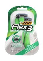 Bic Flex 3 Sensitive skustukas 1 pakuotė - 3 vnt.