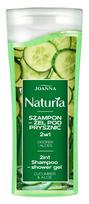 JOANNA Naturia šampūnas-gelis 2in1 - Agurkas ir Aloe 100ml