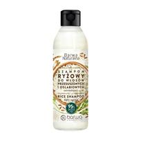 BARWA Natural Rice atgaivinantis šampūnas - sausiems ir silpniems plaukams 300ml