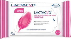 Lactacyd Sensitive intymios higienos servetėlės 1 pakuotė - 15 vnt.