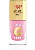 Delia Cosmetics Coral Hybrid Gel Nagų Lakas Nr. 31 Perlamutrinė Rožinė 11ml