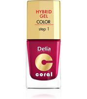 Delia Cosmetics Coral Hybrid Gel Nagų Lakas Nr. 06 Cherry 11ml