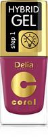 Delia Cosmetics Coral Hybrid Gel Nagų Lakas Nr. 71 11ml