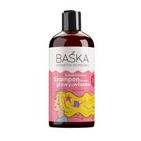 BAŚKA Cosmetics drėkinamasis plaukų šampūnas - avietė 500ml