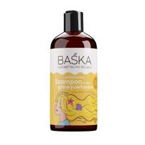 BAŚKA Cosmetics Lietuvių Prebiotinis šampūnas galvai ir plaukams - jogurtas-pienas 500ml