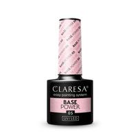 CLARESA Base Power Base hibridiniam nagų lakui nr. 05 5g