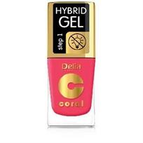 DELIA COSMETICS Coral Hybrid Gel Hibridinės nagų lako nr. 102 Romantiška rožė 11ml
