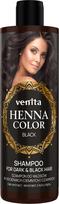VENITA Henna Color plaukų šampūnas juodais ir tamsiais atspalviais – Juodas 300ml