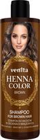 VENITA Henna Color plaukų šampūnas rudais atspalviais – 300 ml