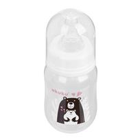 AKUKU kūdikių maitinimo buteliukas - Juodasis lokys 125ml