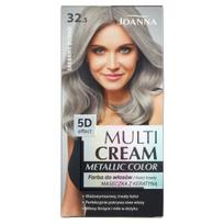 JOANNA Multi Cream Metalinė spalva Plaukų dažai nr. 32.5 Sidabrinė blondinė.