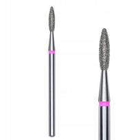 STALEKS Diamond nagų kirpimo mašinėlė - liepsna 2.1/8mm FA10R021/8 raudona