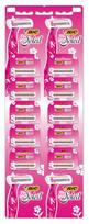Bic Miss Soleil vienkartinis skustuvas ant juostos 10vnt