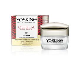 Yoskine Geisha Gold Secret 65+ Kremas nuo raukšlių ir stangrinantis dienai ir nakčiai 50ml
