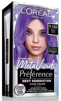 LOREAL PREFERENCE Metavivids plaukų dažai 9.120 LILAC