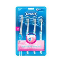Oral-B itin mažos galvutės aksominis dantų šepetėlių rinkinys iš 3