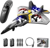 RC lėktuvo žaislas paruoštas skristi 2,4 GHz 6 CH EPP dronas vaikams Nuotolinio valdymo sraigtasparnis žaislas 4 variklių RC sraigtasparnis