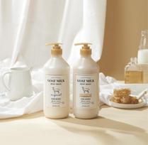 Shower Mate Ožkos pieno originalus kūno prausiklis 800 ml 2 rūšių, pasirinkite 1 Shower Mate Goat Milk Manuka