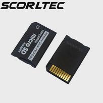 PSP Atminties kortelių laikiklis: TF/SD į MS Pro Duo adapteris juoda