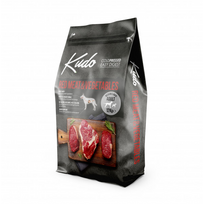 KUDO Red Meat&Vegetables sausas maistas vidutinių ir didelių veislių šunims su jautiena 12 kg