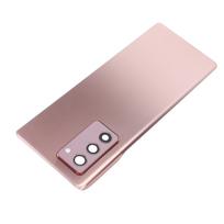 Atsarginis rinkinys Galaxy Z Fold 2 5G F916 telefonui: galinio stiklo dangtelis ir priekinio stiklo išorinis ekranas rožinio aukso spalvos