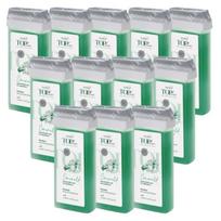 Vaško kasetė ItalWax TopLine Emerald, 100 ml, 12 vnt.
