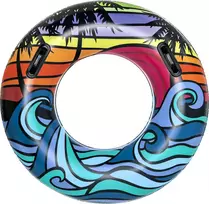 Pripučiamas plaukiojimo ratas BESTWAY CoastalCastaway Swim Tube, Φ91 cm