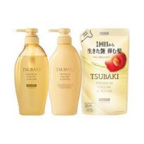 Tsubaki Premium Volume & Repair Shampoo Conditioner 2-piece set (shampoo refill 300ml included)