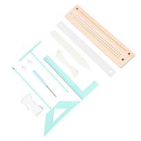 Knygrišystės reikmenų rinkinys Multifunkcinis nešiojamas knygrišystės scrapbooking įrankių rinkinys dienoraščiui mini