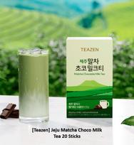 [Teazen] Jeju Matcha Šokoladinė Pieno Arbata 20 Pakelių