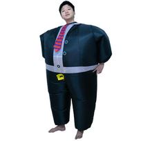 Sumo Pripučiami Drabužiai Kostiumai Vyriškiems Vakarėliams Juokingi Pasirodymai Rekvizitai Veiklos Tėvų ir Vaikų Vyriškas Bosas Pripučiami Drabužiai adults 150-190 juoda