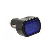 Įtampos testeris 12/24V automobilyje, su LCD ekranu