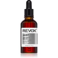 Revox B77 JUST AHA 30% + BHA 4% glotninamasis eksfoliacinis serumas odos paviršiui atkurti 30 ml