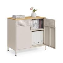 Kreminė plieninė spintelė pastatoma 70cm pločio