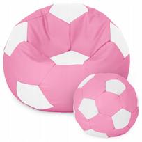 Sėdmaišis su pufu Ball XXXXL (100 cm), Pink/White