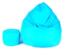 Sėdmaišis su pufu Mega Comfort XXL, kodura, turkio spalvos