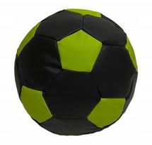 Sėdmaišis-pufas vaikams Ball XXL (40 cm), Black/Lime