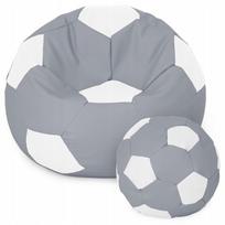 Sėdmaišis su pufu Ball XXXL (80 cm), Grey/White