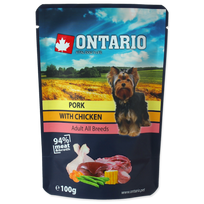 Ontario Kiauliena su Vištiena sultinyje 100g