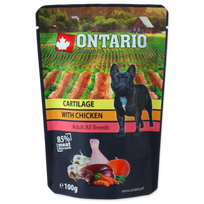 Ontario Kremzlės ir Vištiena sultinyje 100g