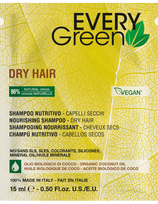 EveryGreen šampūnas su taukmedžio sviestu ir kokosų aliejumi sausiems plaukams EveryGreen Dry 15ml