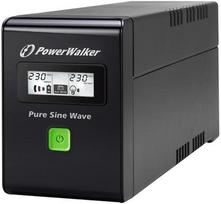 PowerWalker VI 600 SW FR line-interactive uninterruptible power supply (UPS) 0.6 kVA 360 W 2 AC outlet(s)