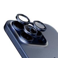 PanzerGlass ® Hoops® Blue Titanium Camera Lens Protector for iPhone 15 Pro | 15 Pro Max