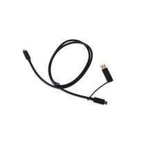 Terra 1480267 USB cable, USB 3.2 Gen 2 (3.1 Gen 2), USB A/USB C, USB C, Black