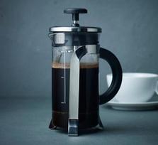 Aerolatte French Press Coffee Maker, Black, Transparent
